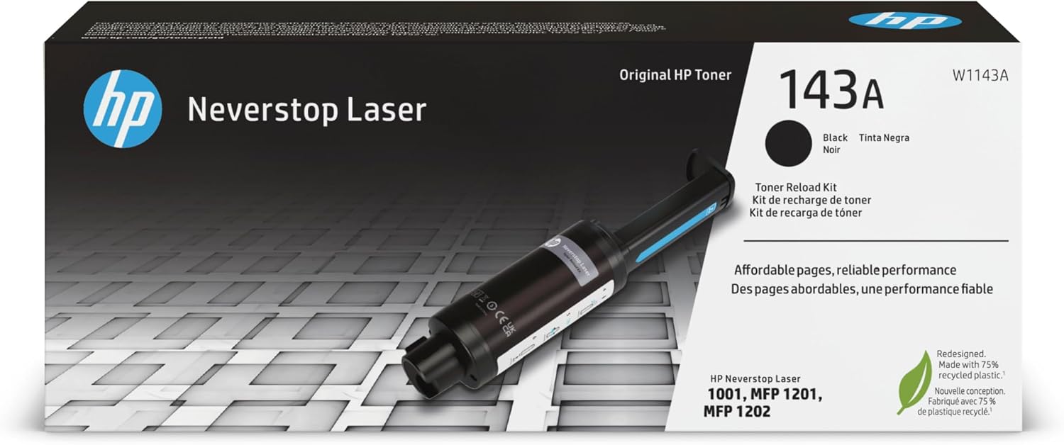 HP 143A (W1143A) Black Original Neverstop Toner Refill Kit Neverstop Laser Printer