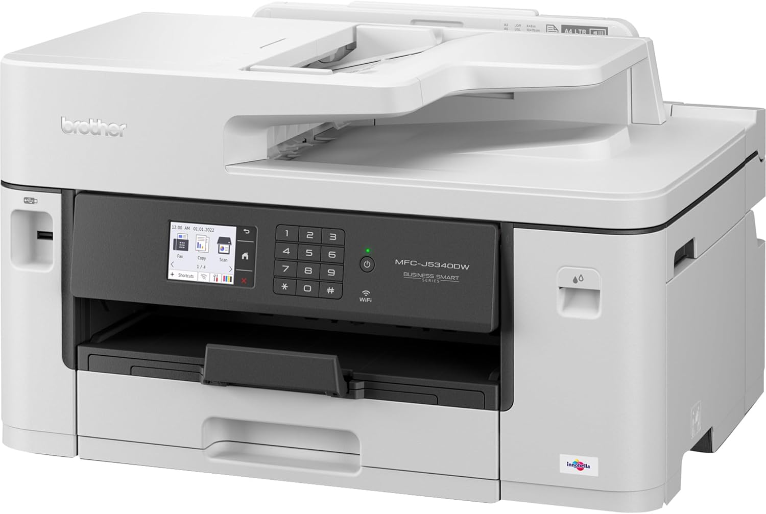 Brother MFC-J5340DWE EcoPro 4-in-1 Colour Inkjet Multifunction Printer (250 Sheets Paper Cassette, Printer, Scanner, Copier, Fax) – Bild 3