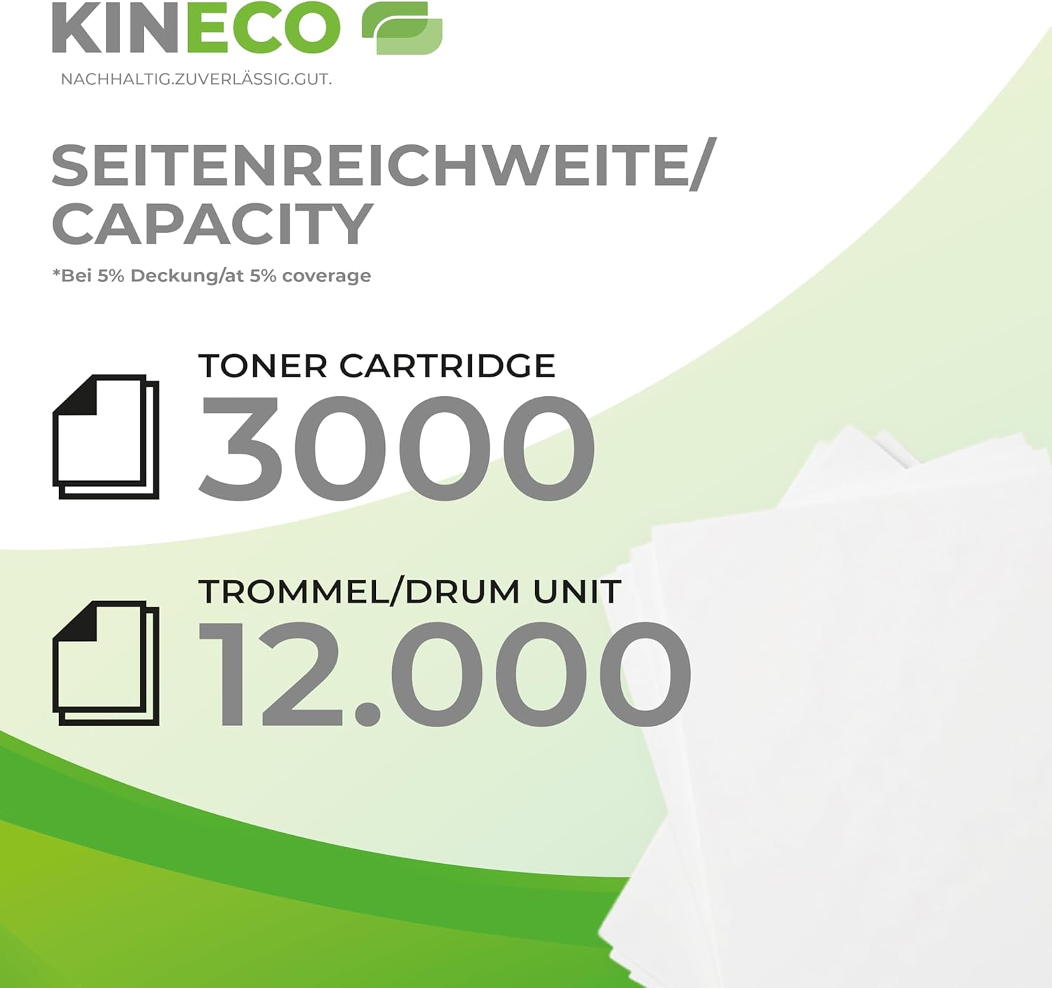 Kineco Toner and Drum Replaces Brother TN2420 TN2410 DR2400 for Brother HL-L2350DW HL-L2370DN HL-L2375DW HL-L2310D MFC-L2710DW – Bild 2
