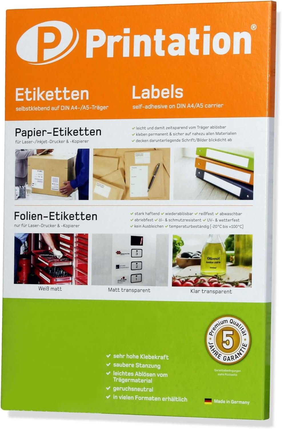 Shipping Address Labels A5 200 200 A5 Sheet 210 x 148.5 mm White Adhesive Pack 1x1 8690 – Bild 5