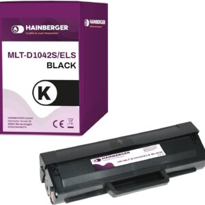 Hainberger XL Toner for Samsung ML-1660 Black 2,500 Pages Suitable for ML1660 ML 1661 K ML 1665 K ML 1666 SCX 3200 SCX3200 W SCX 3205 SCX3205 MLT-D1042S/ELS, MLT-D1040S. D1040good good S, D1042S 1042