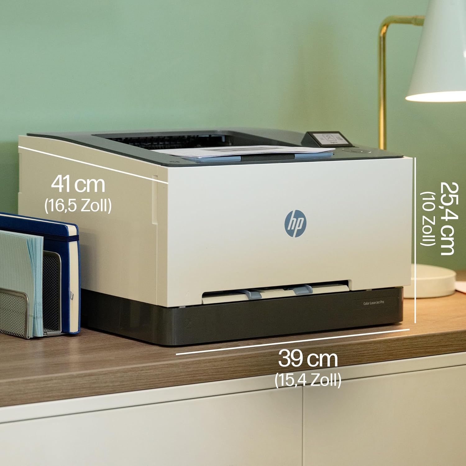 HP Color LaserJet Pro 3202dw Colour Laser Printer, Automatic Double-Sided Printing, High Print Speed, Wi-Fi, High-Speed USB, Ethernet, Wolf Pro Security, Designed for Workgroups – Bild 4