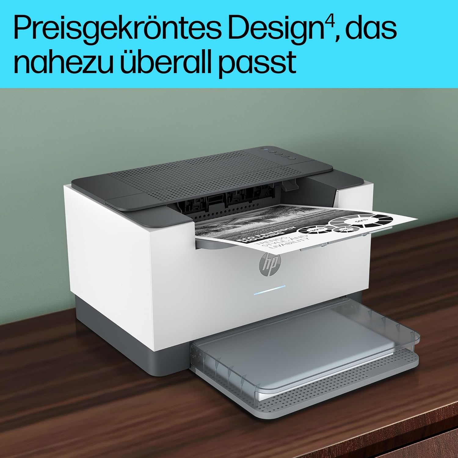 HP LaserJet M209dw Laser Printer Black and White, Double-Sided Printing, Dual-Band Wi-Fi, USB, Smart App, LED Control Panel – Bild 9
