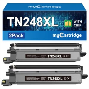 MYCARTRIDGE TN248XL Compatible with Brother TN248 TN248XL for Brother MFC-L3760CDW Toner DCP-L3560CDW Toner MFC-L3740CDW TN248 TN-248CMYK TN-248VAL Pack of 2