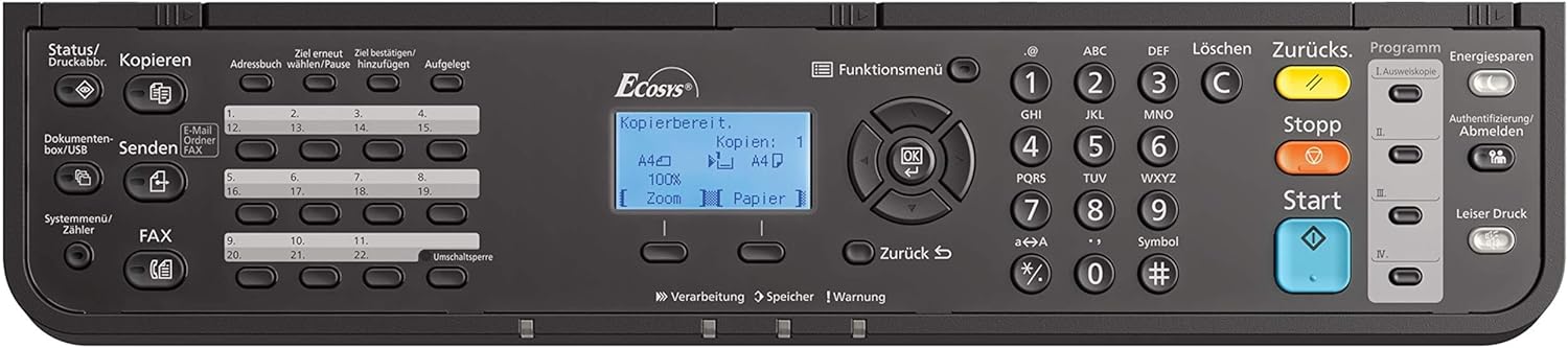 KYOCERA ECOSYS M2635dn All-in-One Black & White Mono Multifunction Laser Printer. Copy, Scan & Fax. Mobile Printing – Bild 8