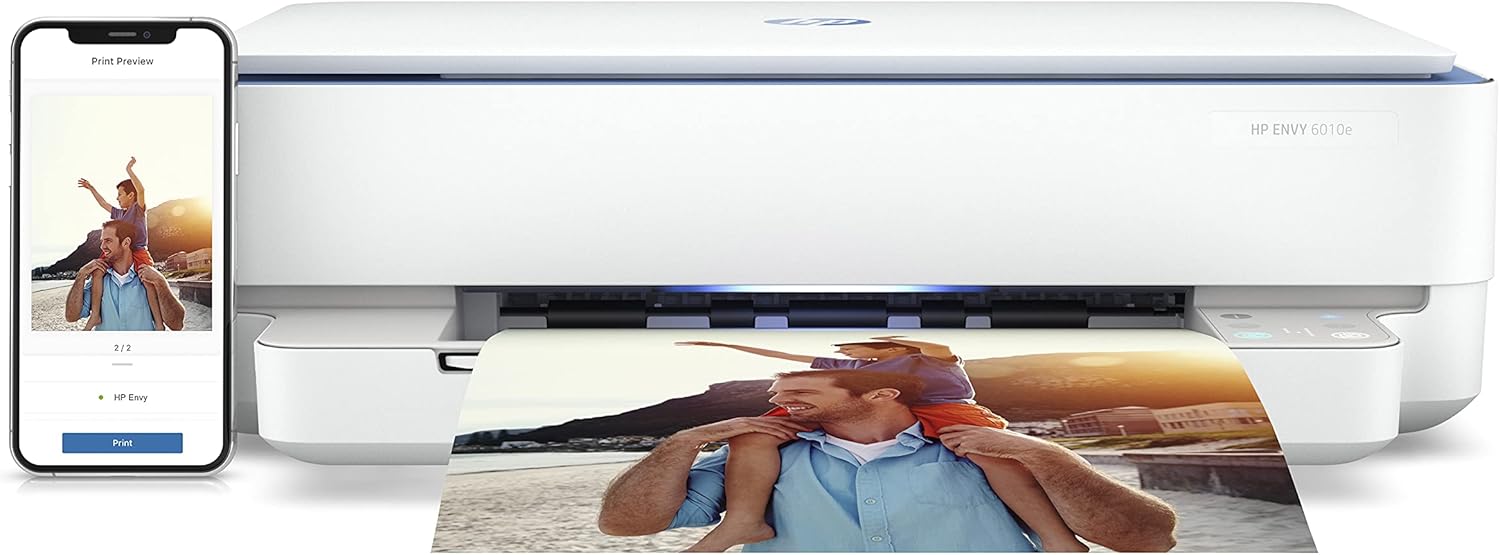 HP ENVY 6010e Multifunction Printer (HP+, Printer, Scanner, Copier, WiFi, Airprint) Includes 6 Months Instant Ink – Bild 11