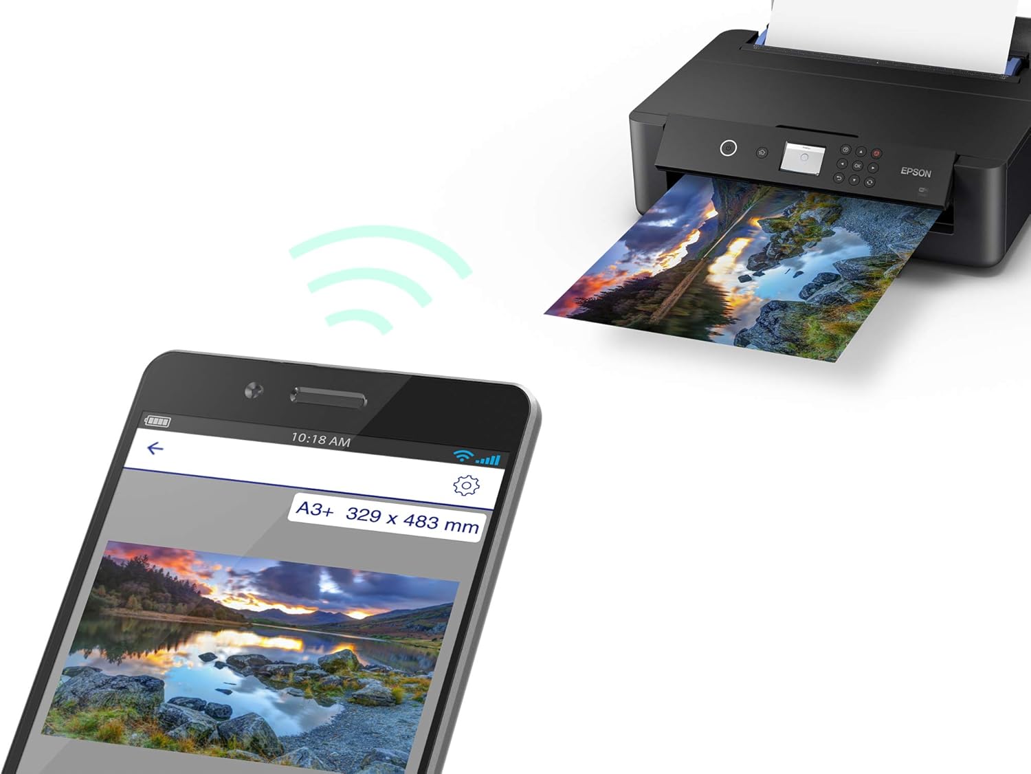 Epson Expression Photo HD XP-15000 DIN A3 Inkjet Printer (Print Only, WiFi, Ethernet, Duplex, 2.4 Inch Display, Single Cartridges, 6 Colours, up to DIN A3+, Amazon Dash Replenishment Capable) Black – Bild 8