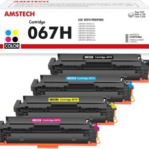 067H 067 Toner Set Compatible with Canon 067H 067 i-SENSYS MF657Cdw MF655Cdw MF651Cw LBP631Cw LBP633Cdw LBP632Cdw MF653Cdw MF654Cdw MF656Cdw (Black Cyan Yellow Magenta, Magenta, Magenta, Magent