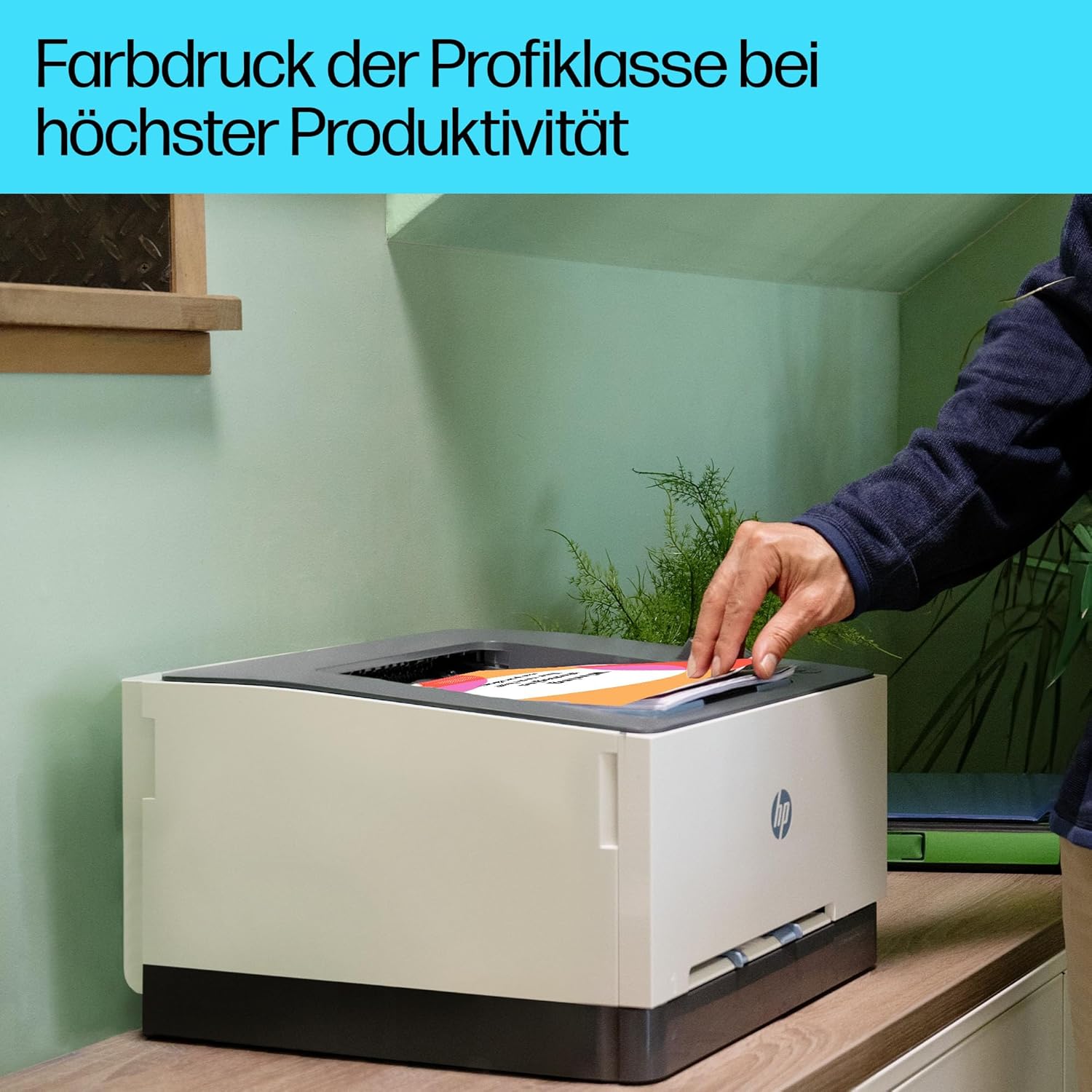 HP Color LaserJet Pro 3202dw Colour Laser Printer, Automatic Double-Sided Printing, High Print Speed, Wi-Fi, High-Speed USB, Ethernet, Wolf Pro Security, Designed for Workgroups – Bild 8