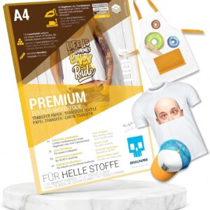 Skull paper transfer film for light fabrics – for laser printers – incl. 200+ designs.