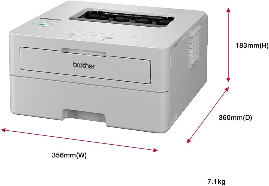 Brother HL-L2865DW Single Function A4 Hi-Speed USB 2.0 Wireless Laser Printer – Bild 3