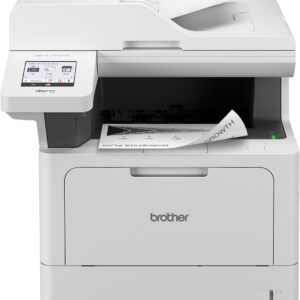 Brother MFC-L5710DW 4-in-1 Multi-Function Printer Black White (A4, 48 ppm, 1,200 x 1,200 DPI, LAN, WLAN, Duplex ADF, 250 Sheets Paper Cassette) White/Grey