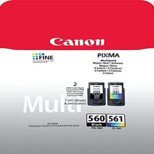 Canon Ink Cartridge PG-560/CL-561 BK/C/M/Y Multipack – Original for Inkjet Printers