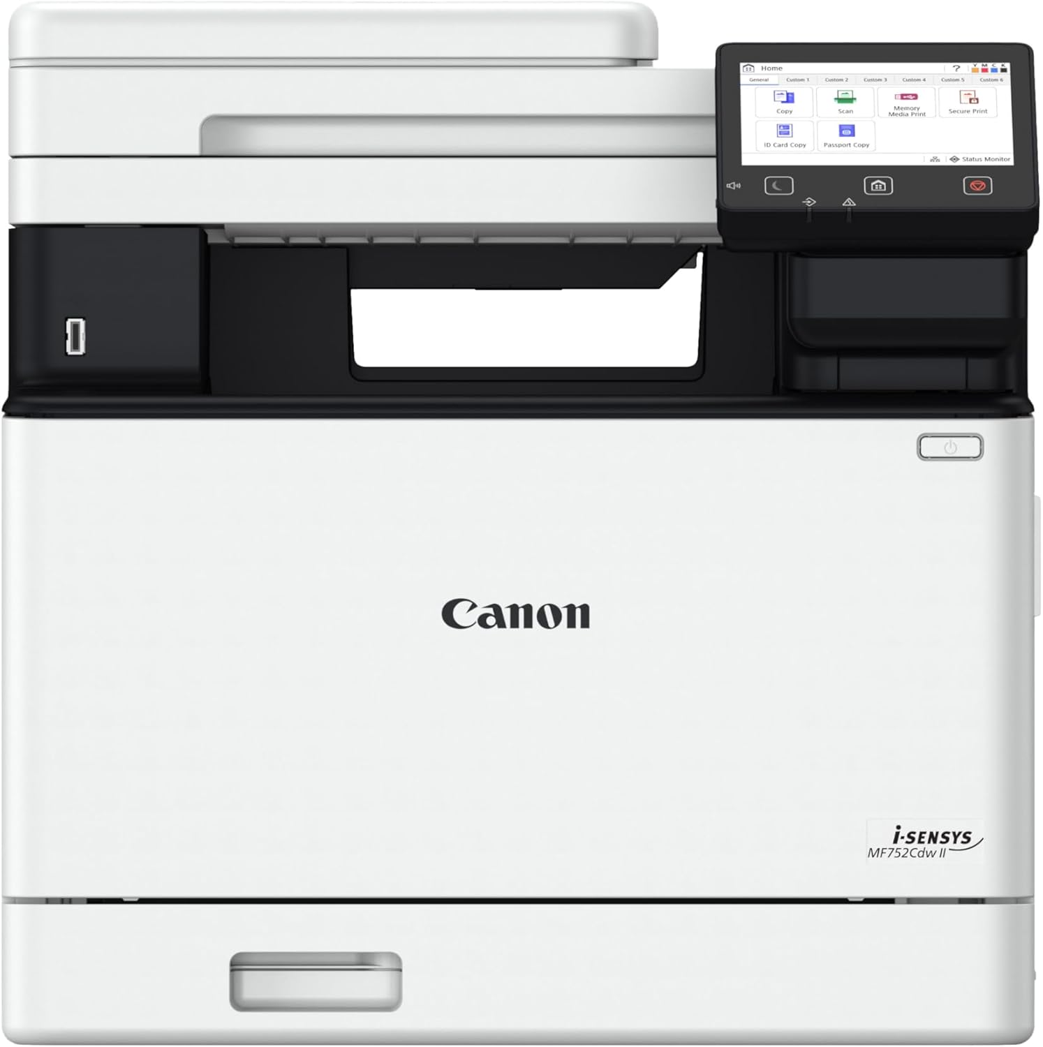 Canon i-SENSYS MF752Cdw II - 3-in-1 Wireless Wi-Fi Colour Laser Printer - Print, Copy, Scan in A4 - 33ppm, Automatic Duplex Printing & Scan - Compatible with Mac, Windows & Linux