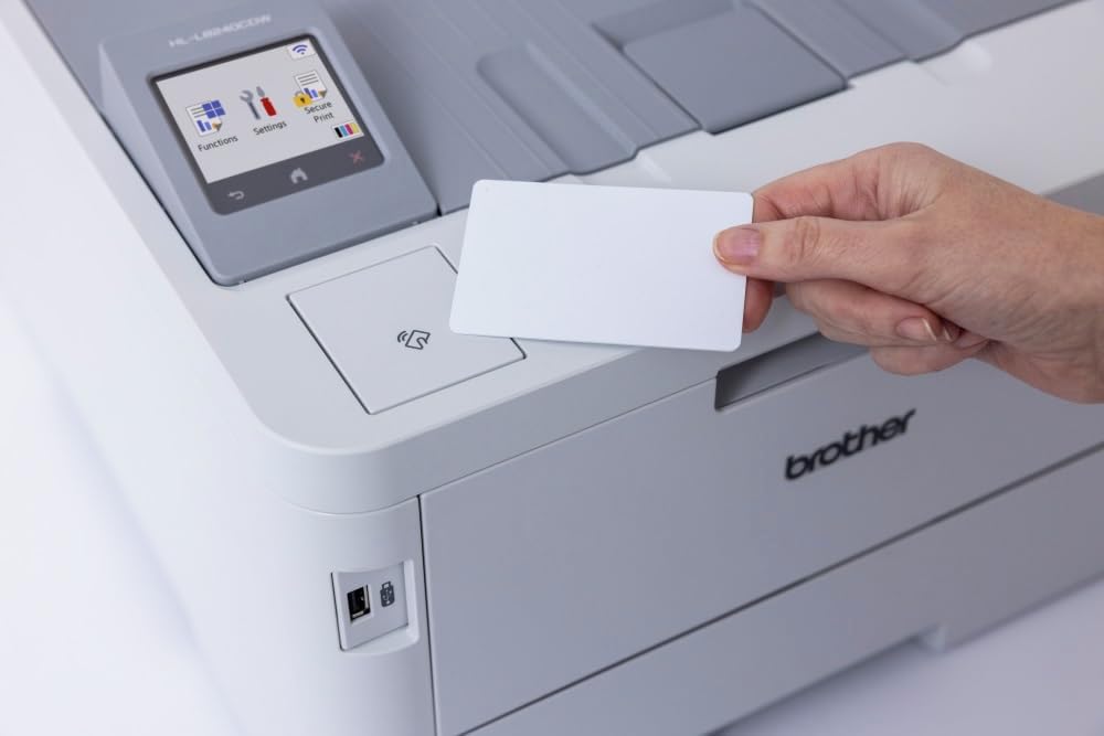 Brother HL-L8240CDW Professional and Compact Colour LED Printer with WLAN/LAN (30 Pages/Min) White/Grey – Bild 5
