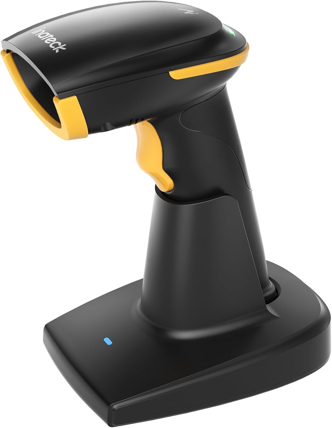 Inateck Bluetooth Barcode Scanner 2D, Wireless 2D QR Code Scanner with 2600 mAh Battery and Intelligent Charging Station, Handheld Scanner Supports AI, APP, SDK, BCST-36