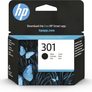 HP 301 Original Black Ink Cartridge for HP Deskjet, HP ENVY, HP Photosmart