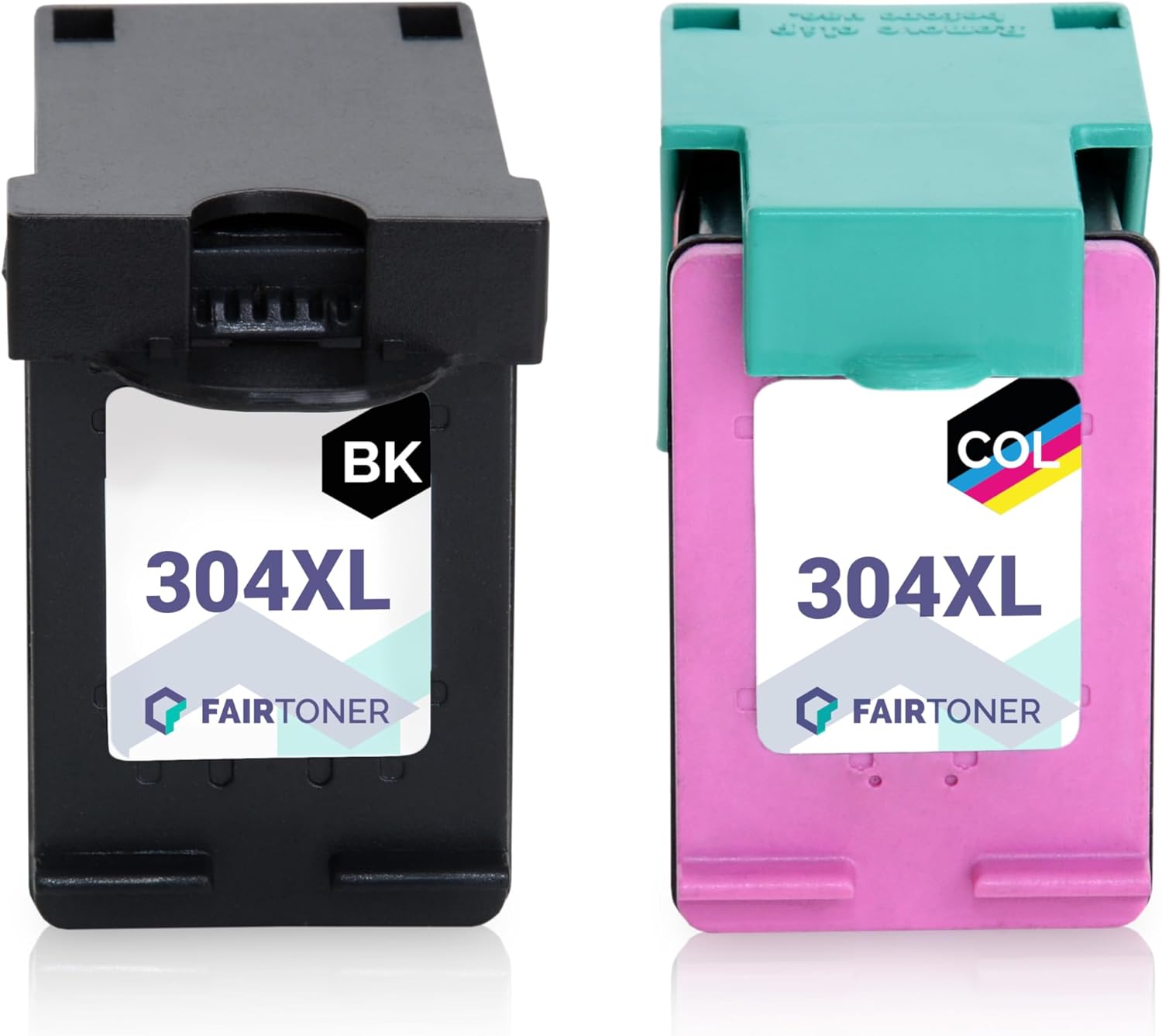 FairToner 304XL Printer Cartridges Multipack (Black + Colour) - Replacement for HP 304/304 XL - Compatible with Envy 5000 5030 5010 5020 5032 Deskjet 3750 2630 2620 2622 3720 3730 3760 – High range – Bild 2