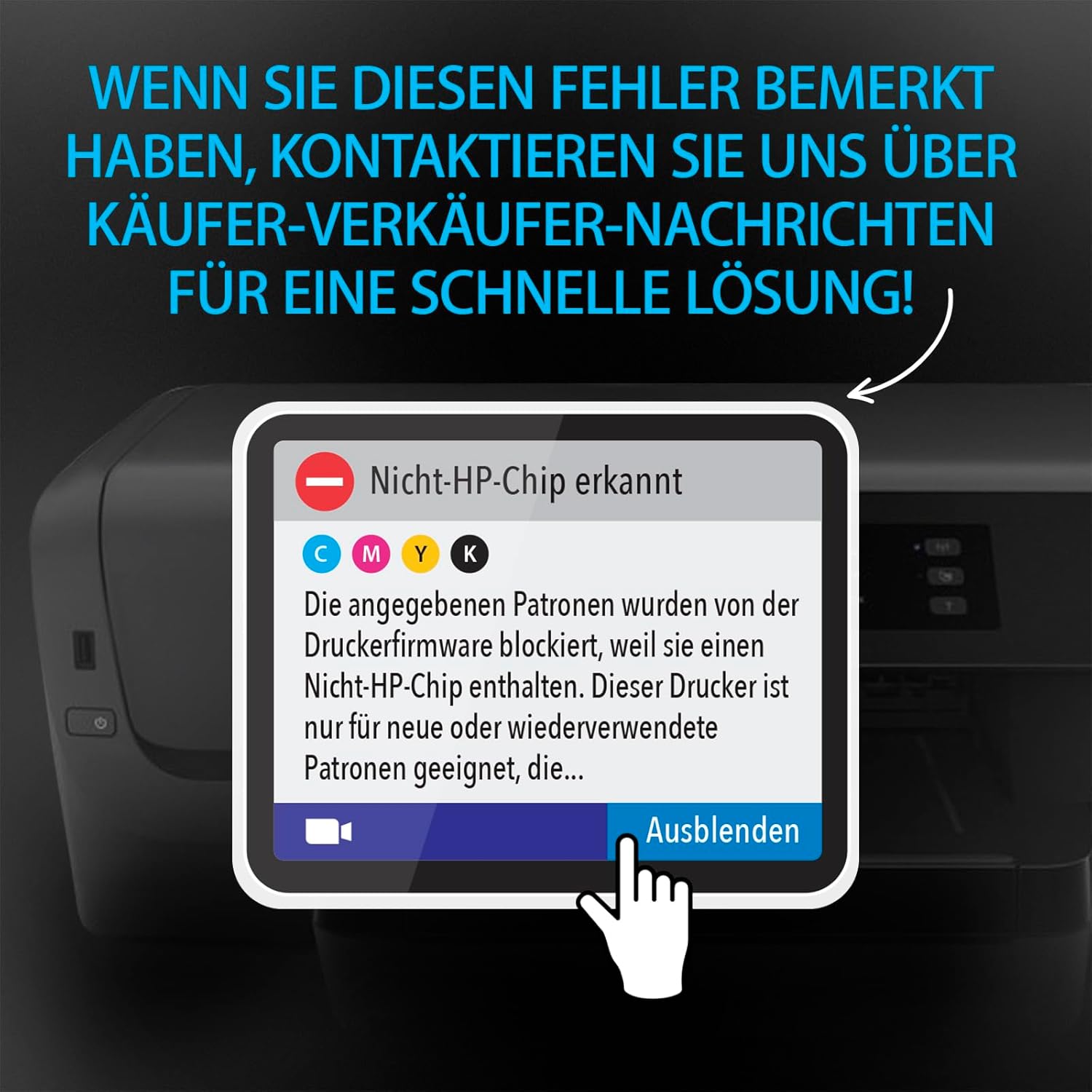 Smart Ink Compatible Printer Cartridges to Replace HP 903 XL 903XL 2 Black Multipack with Latest Chip Version Compatible with HP Officejet Pro 6960 6970 All-in-One Officejet 6950 – Bild 7