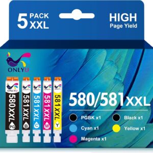 ONLYU 580XXL Compatible with Canon PGI-580XXL CLI-581XXL