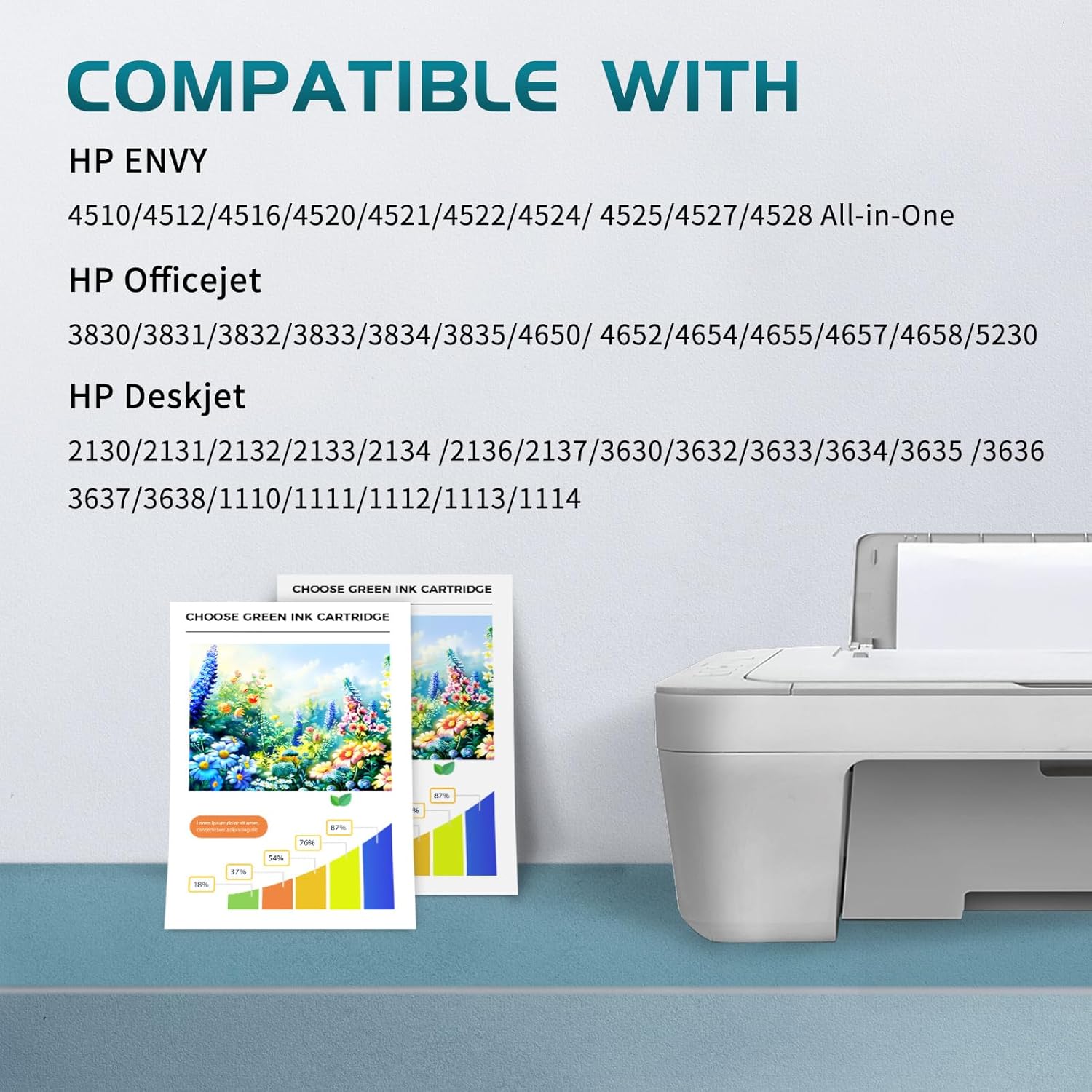 Ziprint Compatible HP 302XL HP 302 Multipack Printer Cartridge for HP DeskJet 1110, DeskJet 2130 3630 3636 3639, OfficeJet 3830 3831 3833, OfficeJet 4520 4525 4527 4650 4652 4655 5230, Envy 4520 4525. – Bild 2