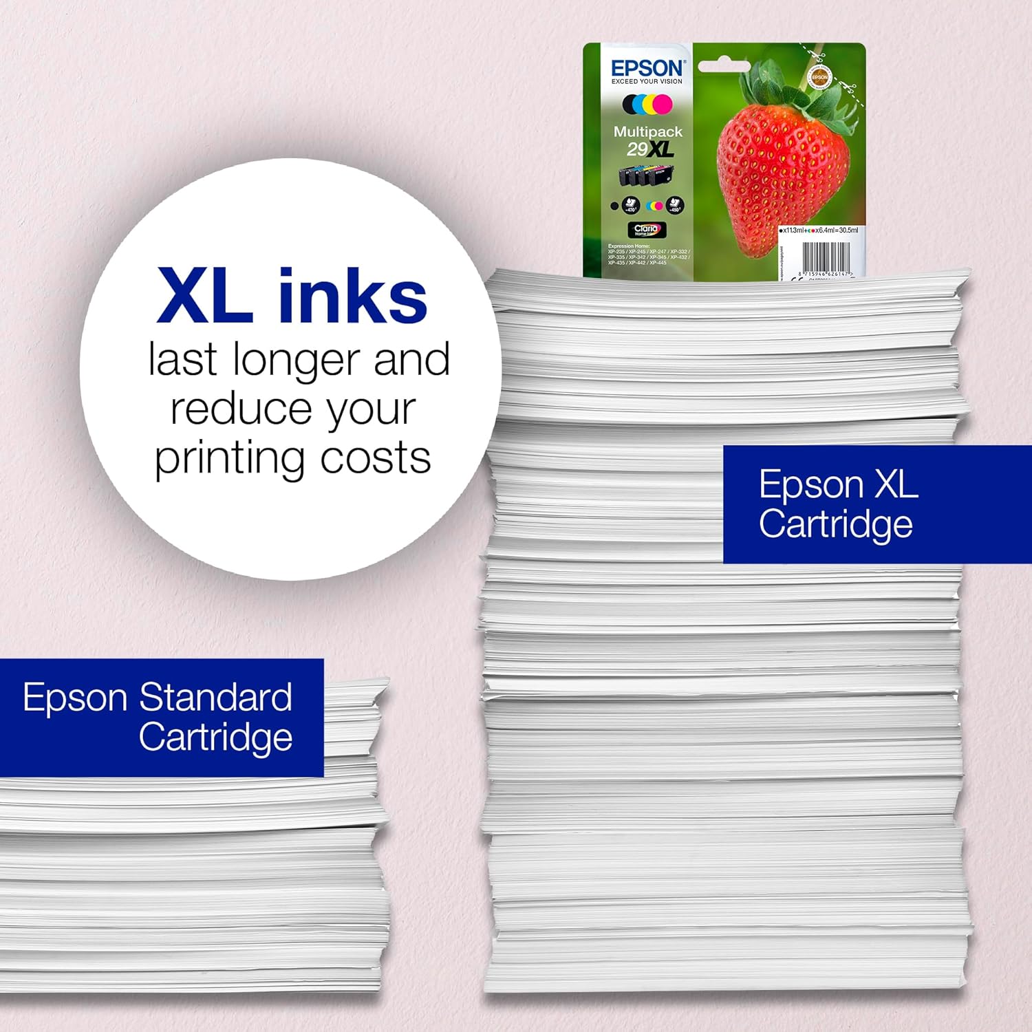 Epson Original 29 Ink Strawberry, XP-235 XP-332 XP-335 XP-432 XP-435 XP-245 XP-342 XP-345 XP-442 XP-445 XP-247 XP-257 XP-255 XP-352 XP-355 XP-452 XP-455 – Bild 4
