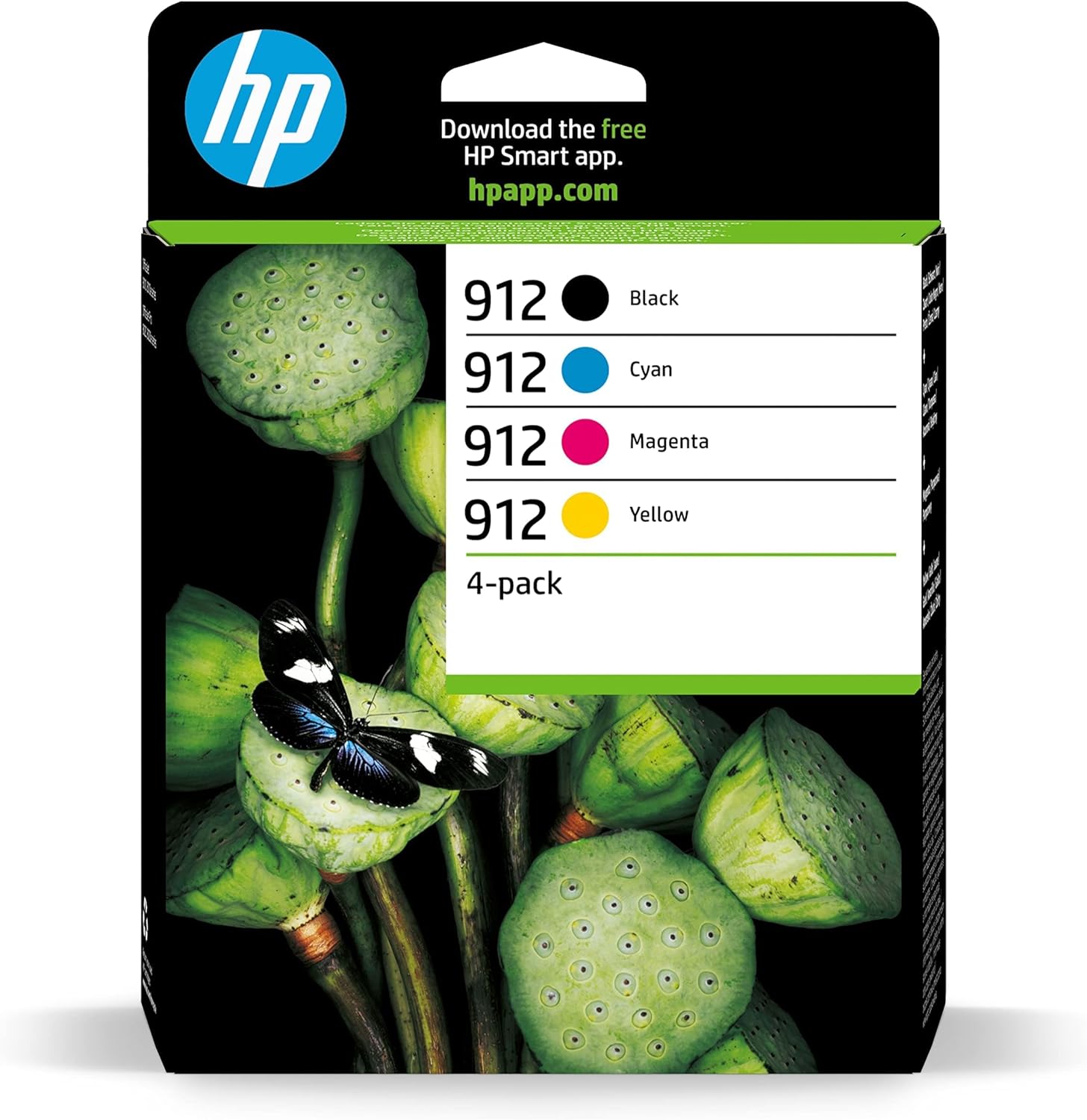 HP 912 Multipack Original Printer Cartridges for HP OfficeJet Pro 8010, 8012, 8014, 8015, HP OfficeJet Pro 8020, 8022, 8023, 8024, 8025 in Blue/Red/Yellow/Black