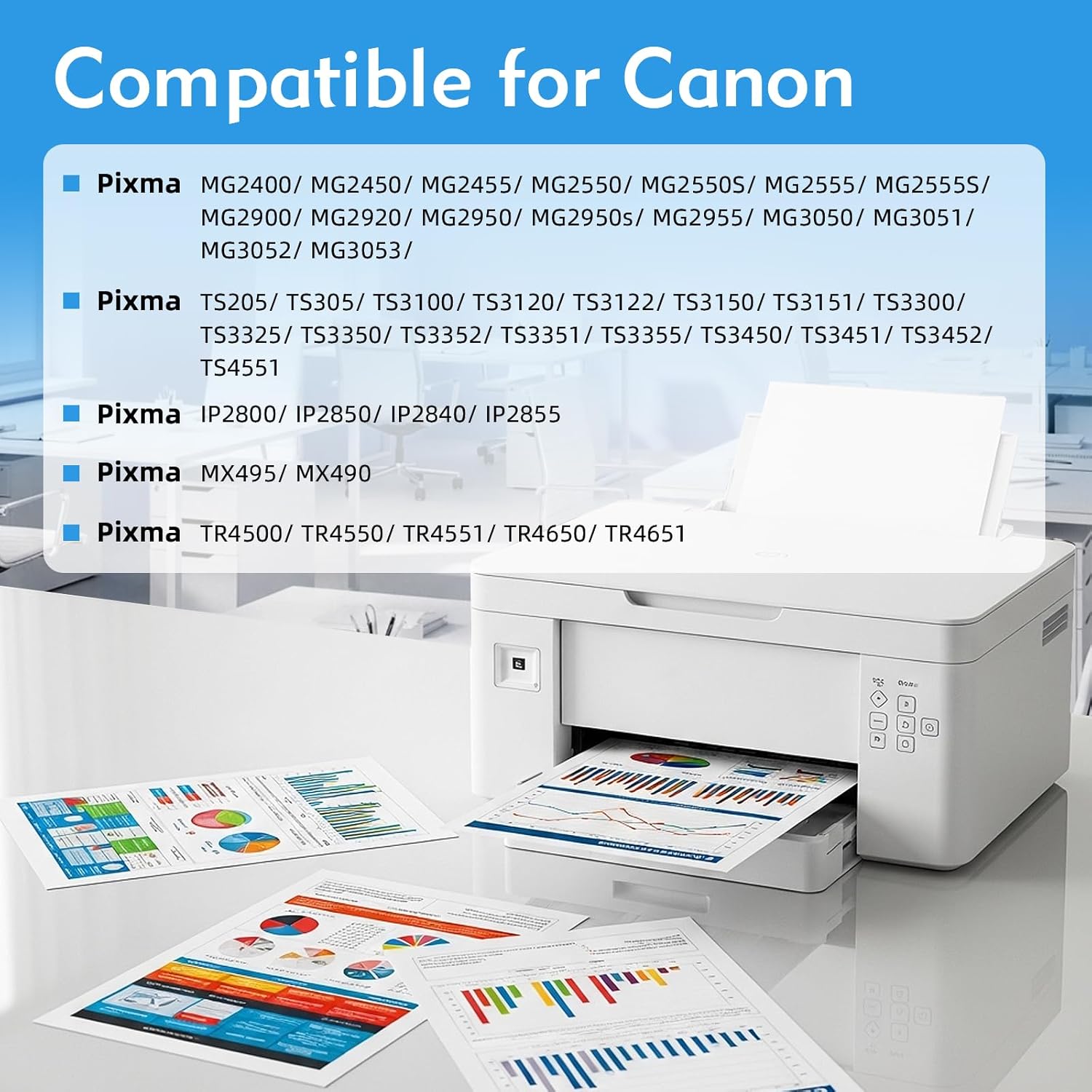 540 541 XL Multipack Cartridges PG-540XL CL-541XL Black Colour High Capacity Ink Cartridges 540 541 for Canon TS5150 for Pixma MG3650S TS5151 TS5100 MX535 MX475 MX395 MG4250 – Bild 2