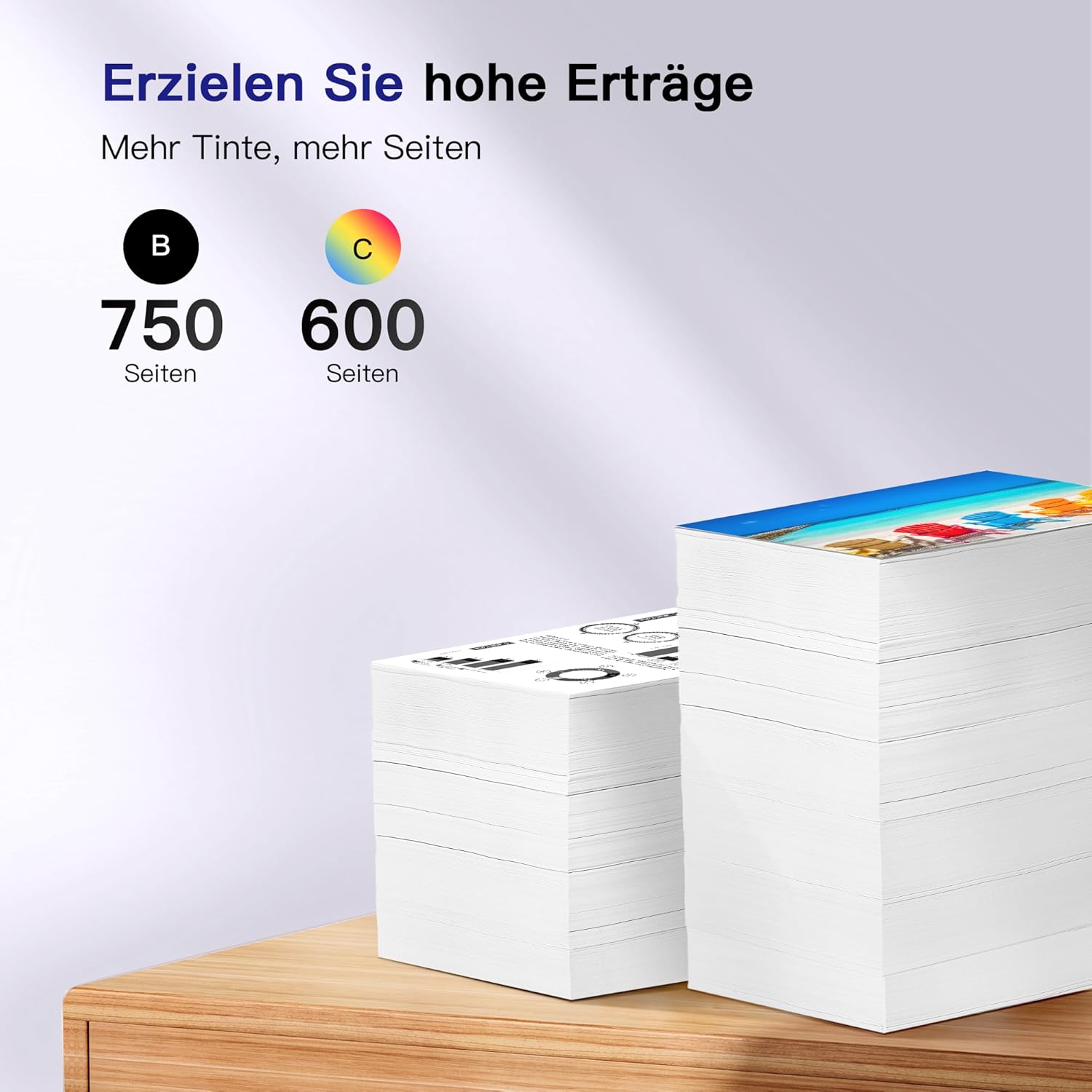 VVQV PG-560XL CL-561XL Multipack Ink Cartridges for Canon Printer Cartridges 560 561 for Pixma TS5350i TS5350 TS5350a TS5351i TS5351 TS5352 TS5353 TS7450 TS7451 (1 Black 1 Tri-Colour) – Bild 3