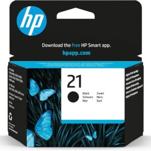HP 21 Black Original Ink Cartridge for HP Deskjet 3940, D1530, D2360, D2460, F2180, F2224, F380, F4180; HP Officejet 4315, 4355, 5610, 5615; HP PSC 1410
