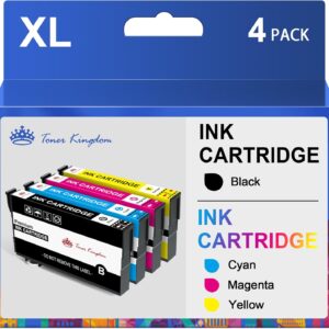 Toner Kingdom Compatible with 405 XL Ink Cartridge Compatible with Epson 405XL for Epson Workforce Pro WF-3820DWF WF-3825DWF WF-4820DWF WF-4825DWF WF-4830DTWF Workforce WF-7310DTW WF-7830DTWF