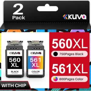 PG-560XL CL-561XL Printer Cartridges Multipack 560 561 XL Ink Cartridge for Canon PG560 CL561 560XL 561XL Cartridges for Pixma TS5350 TS5351 TS5352 TS5353 TS7450 TS7451 (Black Colour)