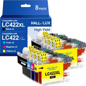 LC422XL XL Large Capacity LC-422XLVAL Ink Cartridges LC 422 for Brother LC422 LC-422XL LC-422XLVAL Cartridges for Brother MFC-J5740DW Cartridges MFC-J6940DW MFC-J5340DW MFC-J5345DW MFC-J6540DW (Pack of 8)