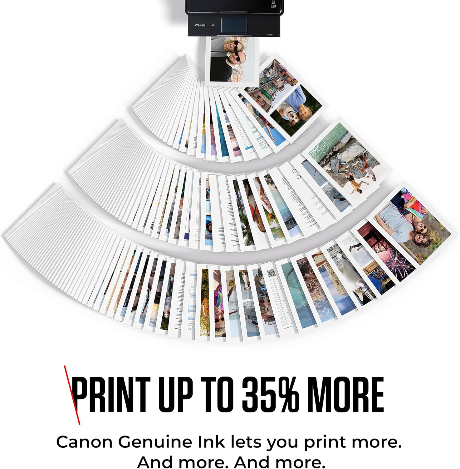 Canon PG-585 / CL-586 Original-Tintenpatronen, 2er-Pack (1x Schwarz, 1x Farbe), inklusive 50 Blatt 4x6-Fotopapier - Kompatibel mit PIXMA TS7650i / TS7750i – Bild 3