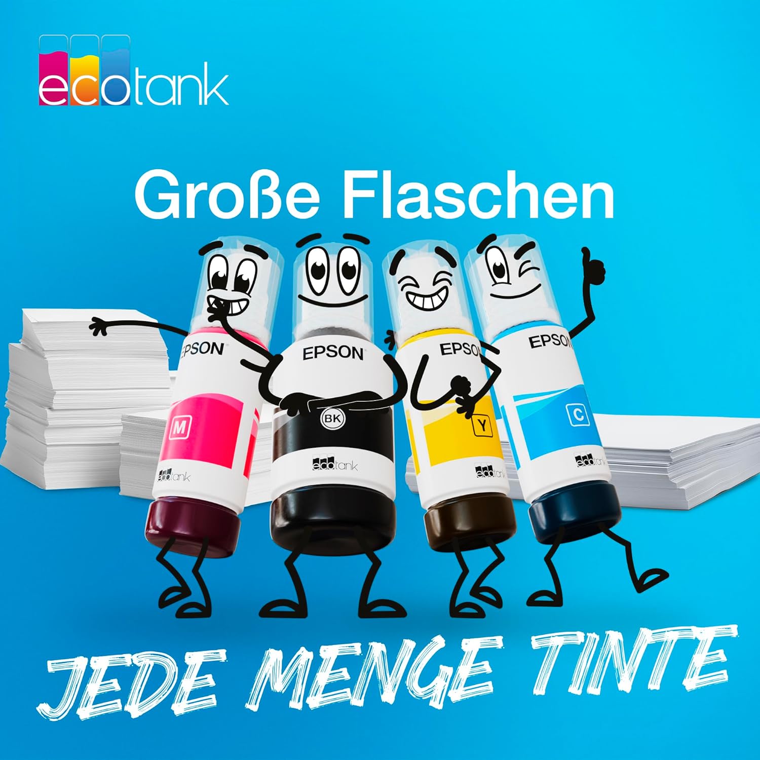 Epson C13T03R640 Ink Cartridge (4) Cyan, Magenta, Yellow, Black 337ml 25,500 Pages Bottle EcoTank 102 Standard – Bild 3