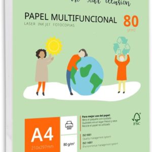 Pack of 50 White A4 Sheets 80g Printer Paper Multifunctional Copier Paper for School and Office Ideal for Laser Printers, Inkjet Printers or Copiers – Ofituria