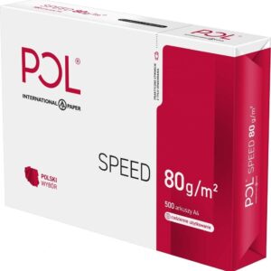 POLSPEED Copier and Printer Paper A4 500 Sheets 80gsm White