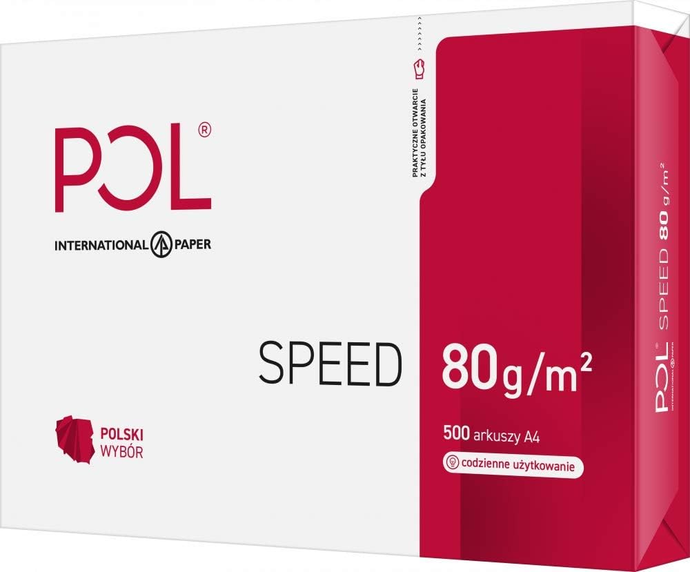 POLSPEED Copier and Printer Paper A4 500 Sheets 80gsm White – Bild 2