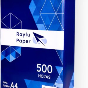 RAYLU PAPER – A4 Sheets 80g 500 Sheets Premium Paper for Laser Printer, Inkjet and Copier for Office and Home (500 Sheets)