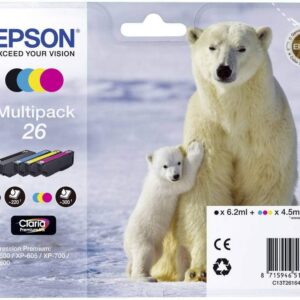 Epson Original Polar Bear Ink Cartridges, Multipack