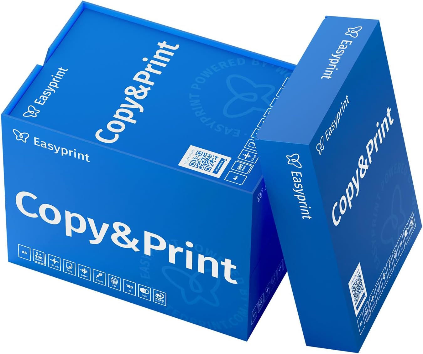 Easyprint Printer Paper Copier Paper 500-150000 Sheets A4 Premium Brilliant White CIE 160 PEFC Certified (2,500 Sheets)