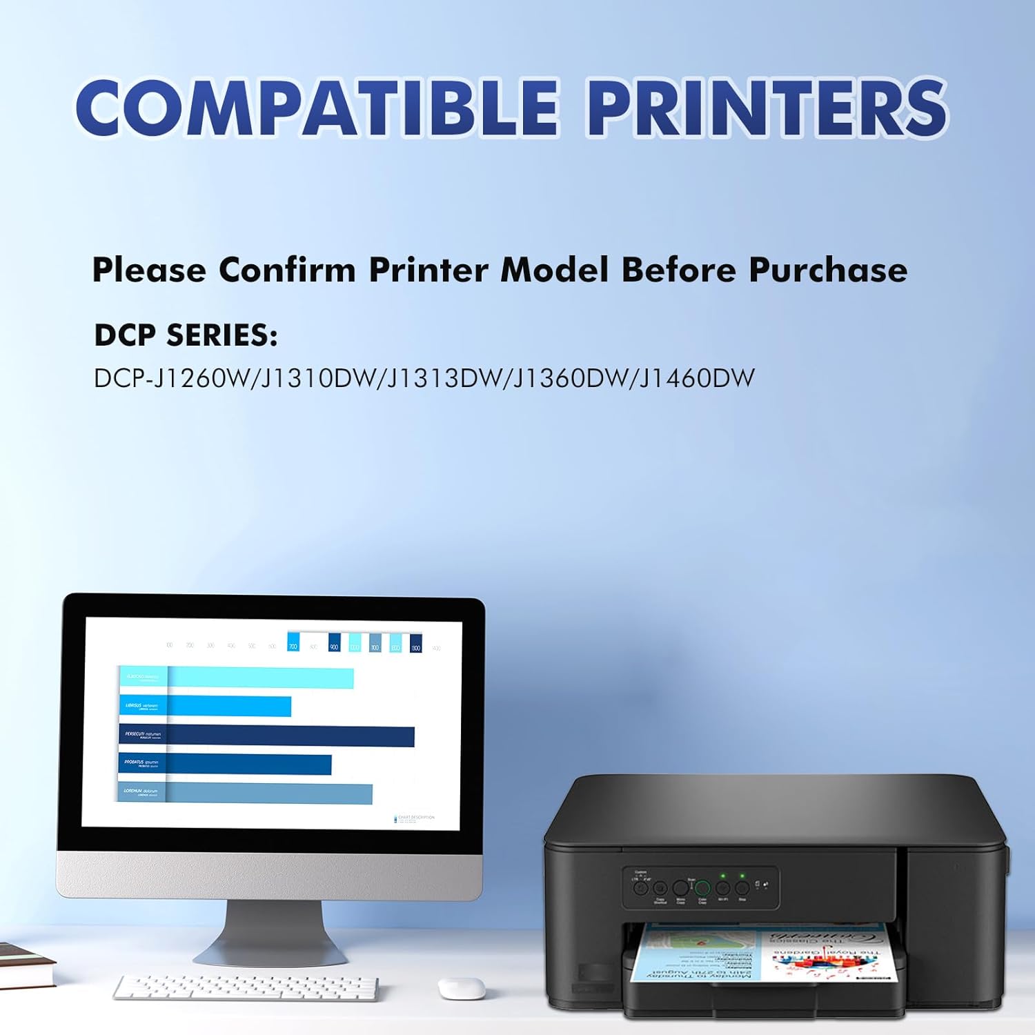 Ink Cartridges LC521XLVAL LC521VAL LC521XL Multipack DCP-J1360DW Compatible with LC-521XL Printer Cartridges for Brother Printers DCP-J1310DW DCP-J1260W DCP-J1313DW DCP-J1460DW (Black Cyan Magenta – Bild 3