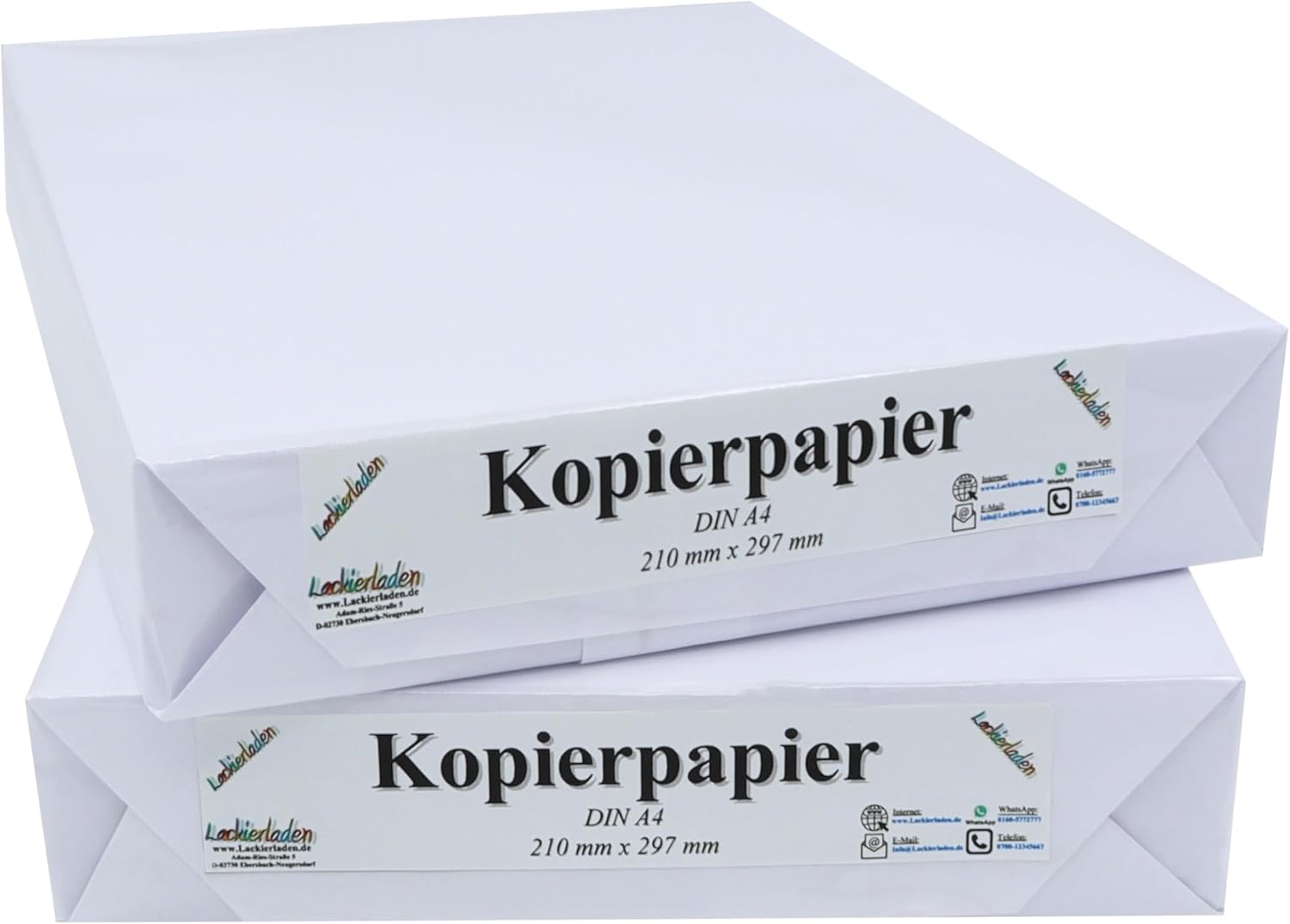 Sheet Office Partner Copy Paper DIN A4 80 g/m² White Standard Paper Copier/Laser Printer Paper Inkjet Paper – Bild 2