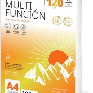 Ofituria A4 120 gsm 100 Sheets Multipurpose Paper for Laser Inkjet Printers, Copier, Office Supplies, School Supplies, Pack of 100 Sheets, 120 g