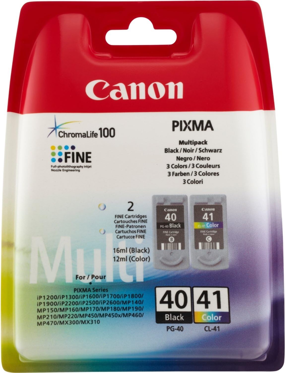 Canon PG-40/CL-41 Ink Cartridge (Multi-Pack)