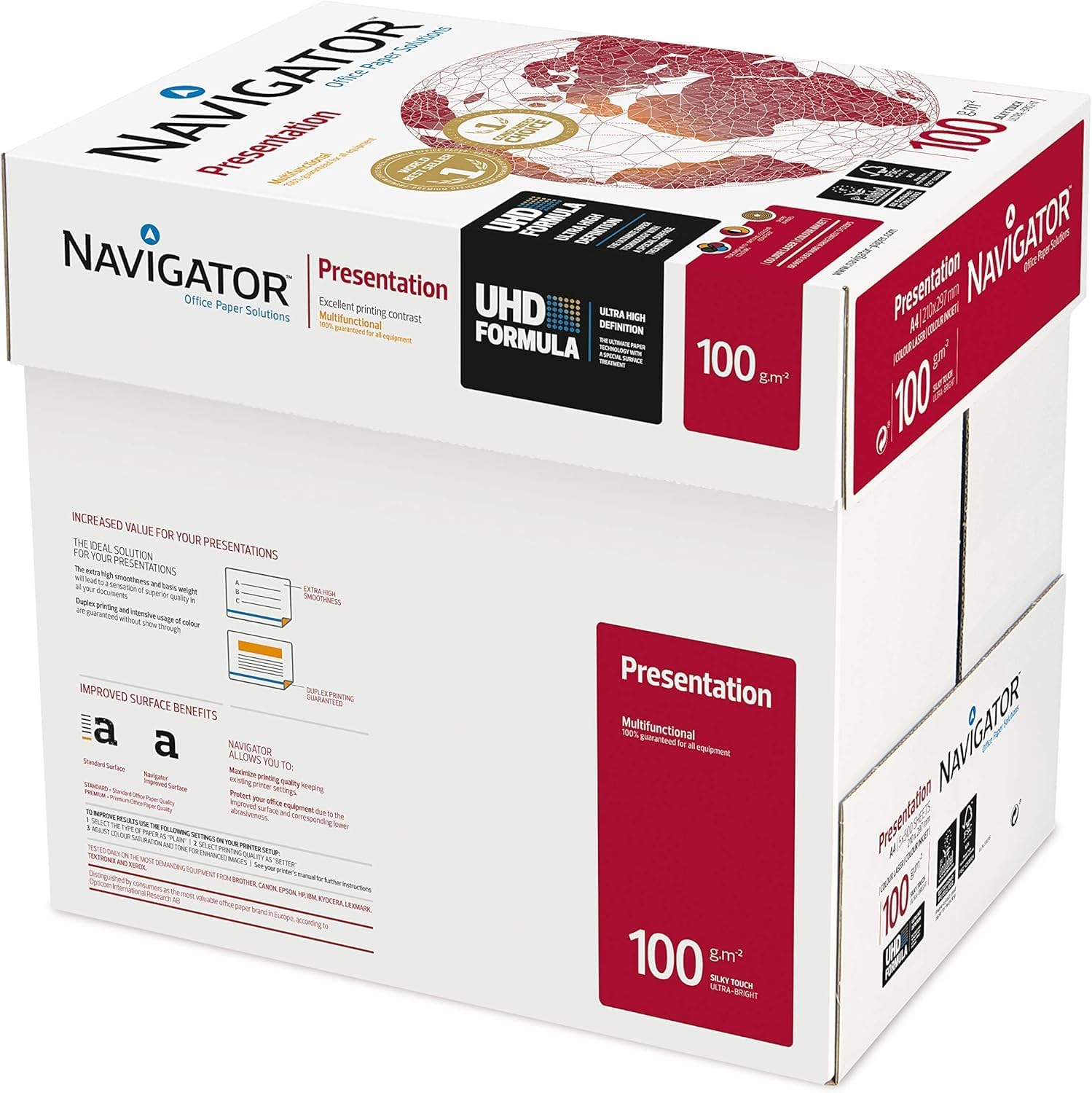Navigator 100gsm A4 Presentation Paper - White,pack of 5 – Bild 4