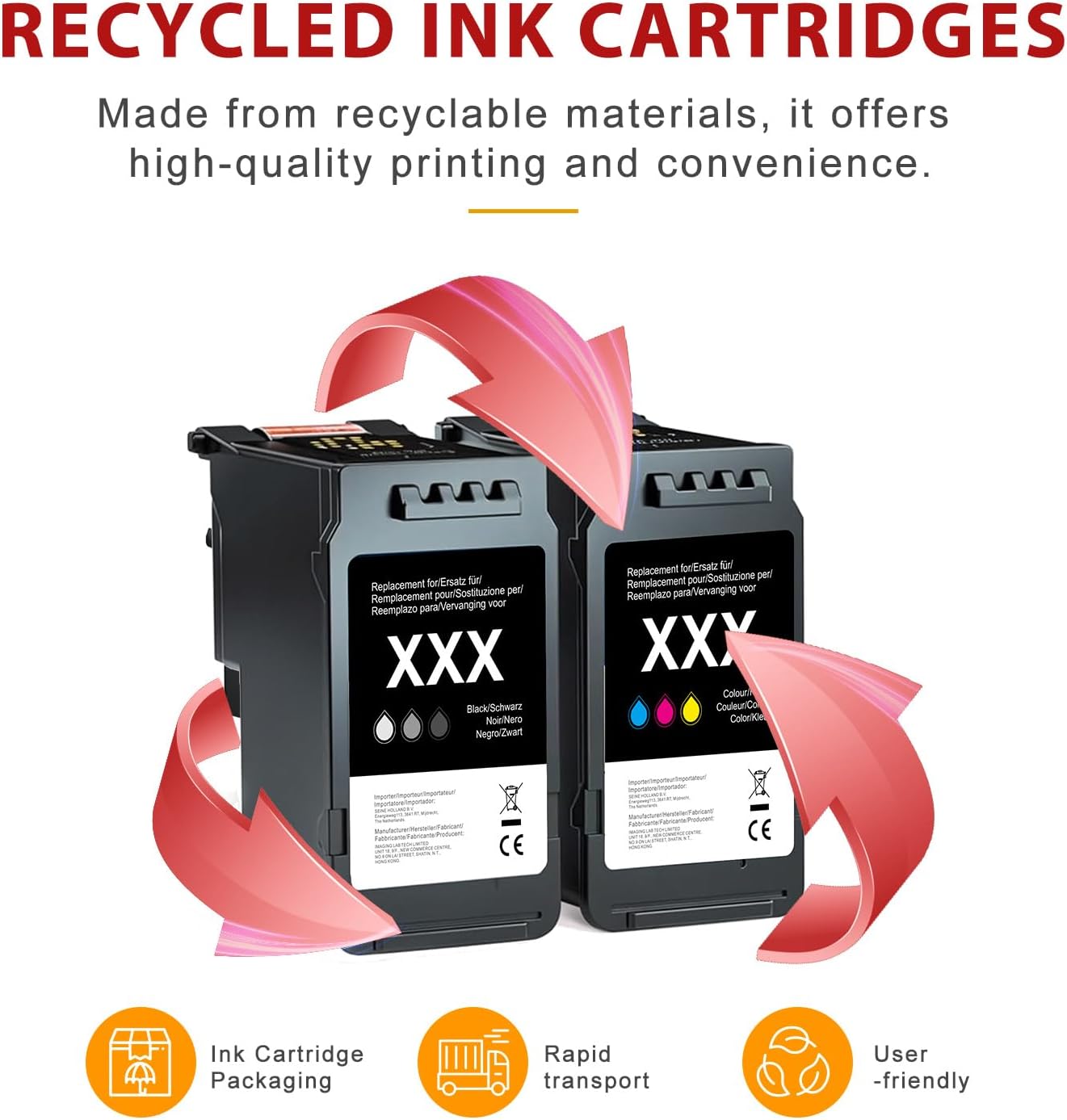 560 561 Cartridges Compatible with Canon 560 561 Cartridges Multipack for Canon Pixma TS5350i TS5350 TS5351 TS5352 TS5353 TS7450 TS7451 Printers (Black, Colour, Pack of 2 – Bild 5