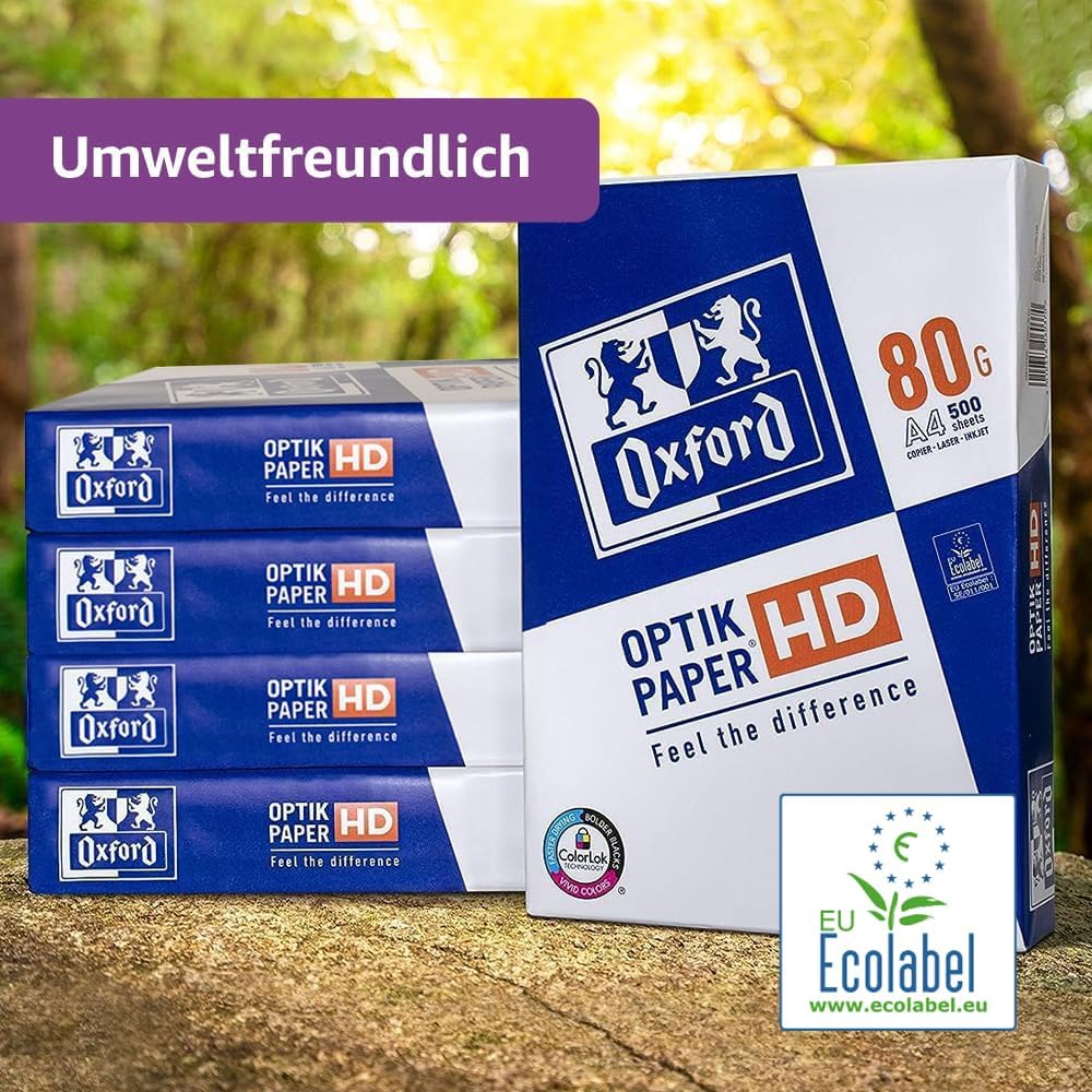 Oxford Premium Copier Printer Paper 2500 Sheets A4 Paper 1 Box of 5 – Bild 5