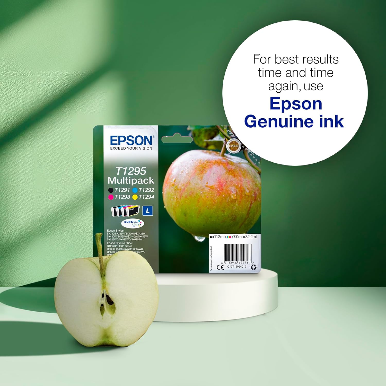 EPSON Apple Ink Cartridge for Workforce WF-3520DWF Series - Assorted Colours – Bild 3
