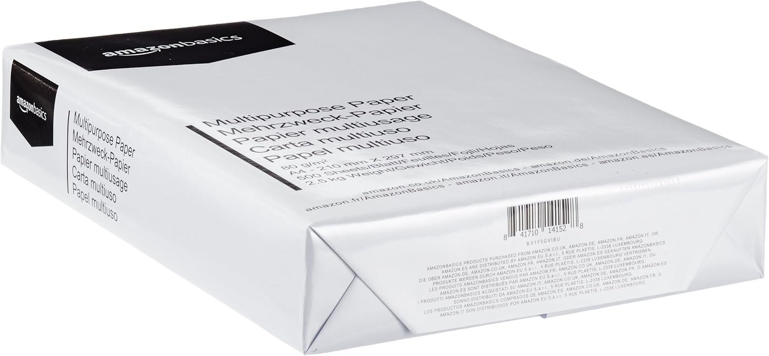 AmazonBasics printer paper, A4, 80 g / m², 5x500 sheets, white – Bild 3